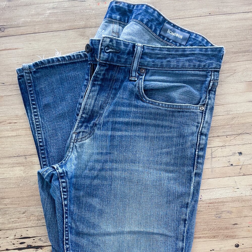 Bonobos Medium Wash Denim - Men's Size 34x32